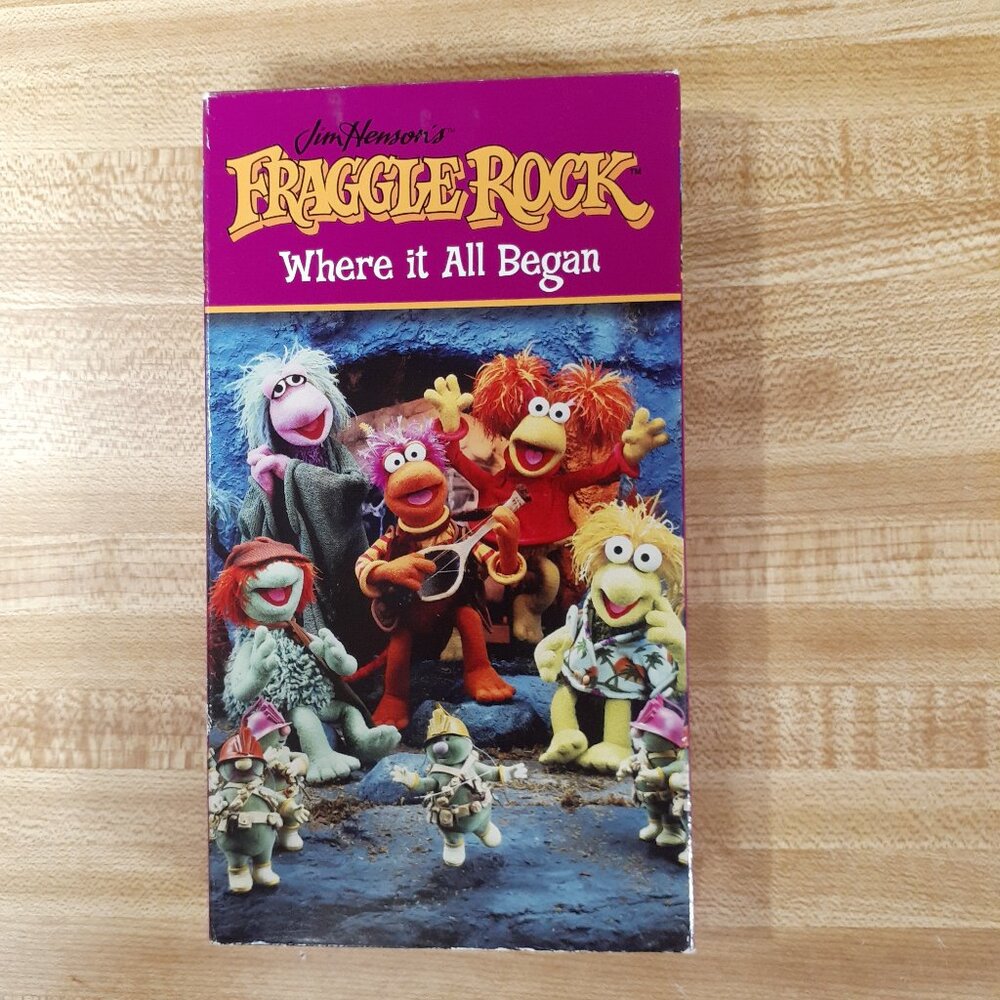 Fraggle Rock Where It All Began VHS 2004 Release Jim Henson Muppets Retro VG 80s